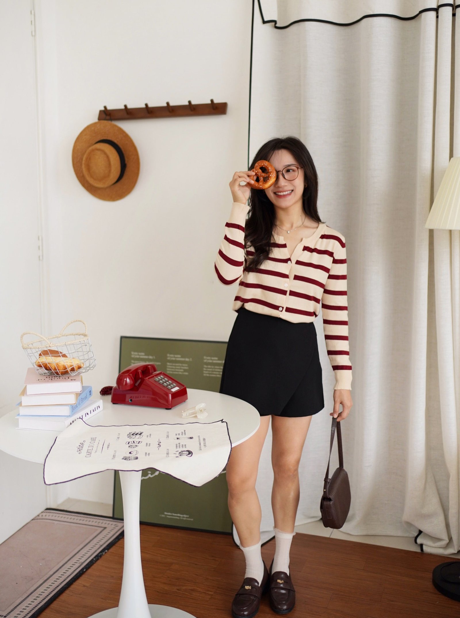 Knit Stripes Outer Top - Image 2