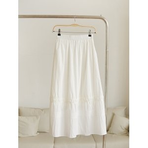 Lace Trimmed Maxi SkIrt