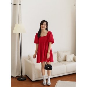 Audrey Square Puffy Dress